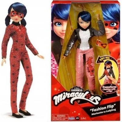 Playmates Miraculous Beruška a Černá kočka Toys Fashion Flip 26 cm