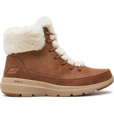 Skechers dámské kotníkové zimní boty Glacial Ultra chestnut