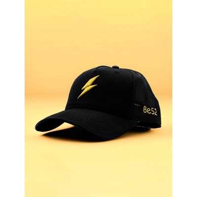 Be52 Bolt шапка премиум черна/златна Be52 | Cheren | МЪЖЕ | ЕДИН РАЗМЕР