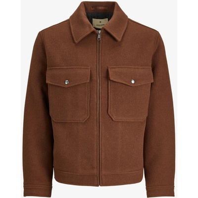 Jack & Jones Кафяво мъжко вълнено яке Jack & Jones Baxter Jack & Jones | Kafyav | МЪЖЕ | XXL