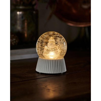 Sirius Svítící dekorace Santa Snowglobe 12,5 cm