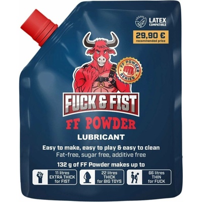 Fuck & Fist FF Powder Lubricant 132 g instantný lubrikant 11 l