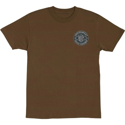 Independent tričko Stone Summit S/S Heavyweight T-Shirt Dk Chocolate