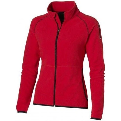 Slazenger Drop Shot Ladies Micro Fleece Jacket červená