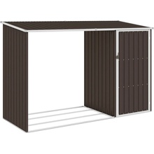 VidaXL Pozinkovaná ocel 245 x 98 x 159 cm hnědý