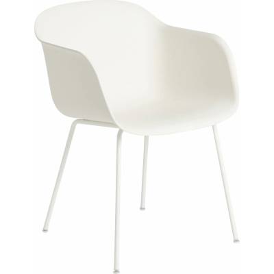 Muuto Fiber Tube Base Natural White / White