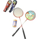 Badmintonový set pálka 65cm 2ks + míček ve vaku