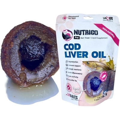 LK Baits Pet Nutrigo Dog Supplement Cod Liver OilS-M 170 g