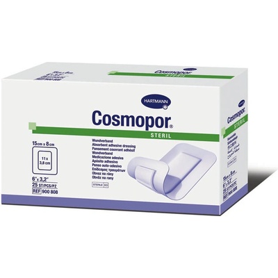 Cosmopor rychloobvaz 15 x 8 cm sterilní 25 ks
