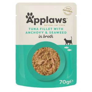 Applaws Tuna with Anchovy in Broth - пауч риба тон и аншоа в бульон 70 гр 8006