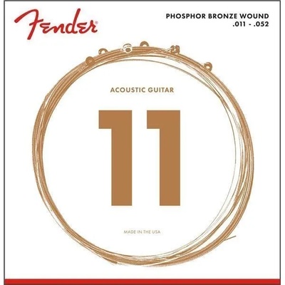 Fender Phosphor Bronze 11-50 Струни за акустична китара (0730060405)