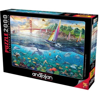 Anatolian Пъзел Anatolian - Заливът над моста Фриско, 2000 части (P3968)