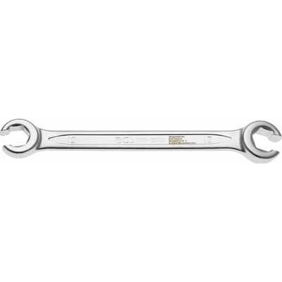 BGS technic Otevřený dvoustranný očkový klíč 12 x 13 mm na brzdová potrubí BGS 1761-12x13