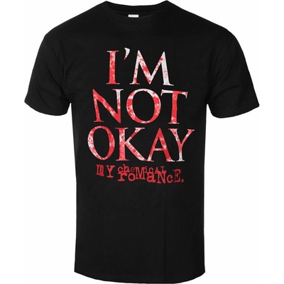 Metal ROCK OFF My Chemical Romance I'm Not Okay černá