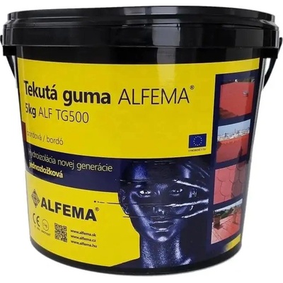 Alfema Tekutá guma TG500 bordó 5kg