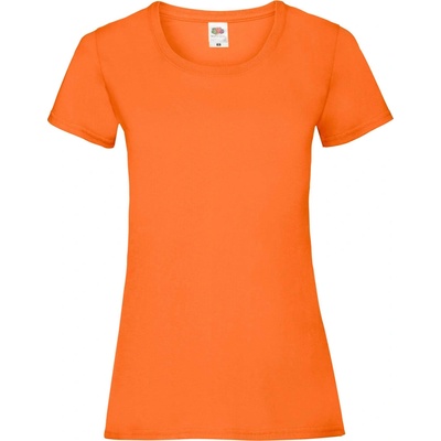 FRUIT OF THE LOOM FU78 Lady Fit Valueweight Tee oranžová
