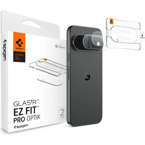 SPIGEN Glass tR EZ Fit Optik Pro, комплект от 2, кристално прозрачни - Google Pixel 11 (AGL11479)