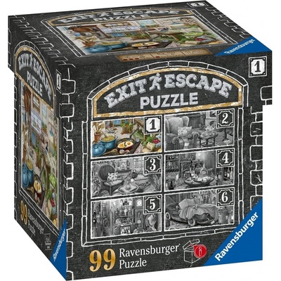 RAVENSBURGER Únikové EXIT Strašidelné sídlo 1: V kuchyni 99 dílků
