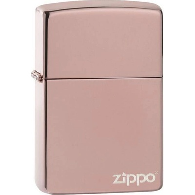 ZIPPO Zapaľovač HIGH POLISH ROSE GOLD LOGO 26908