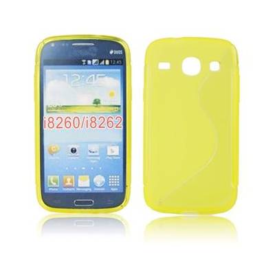 ForCell silkonové pouzdro kryt Lux S Yellow pro Samsung i8262 Galaxy Core Duos