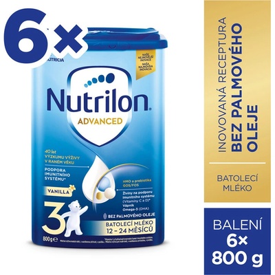 Nutrilon 3 Advanced Vanilla 6 x 800 g