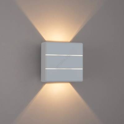 Brilagi - LED външно стенно осветително тяло DOUBLERAY LINE LED/6W/230V бяло IP54 (BG3835)