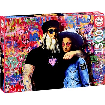 Educa Пъзел Educa от 1500 части - Лео и Лиза (EDU20181)