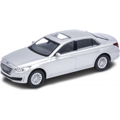 Welly Hundai Genesis G90 model stříbrná 1:34
