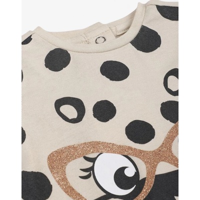 Chicco Girls Knitted Tee Light Natural