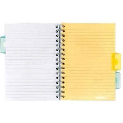 Pukka Pad Spirálový sešit Pastel project book mix A5 linkovaný
