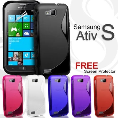 Samsung Ativ S I8750 TPU Силиконов Калъф + Скрийн Протектор