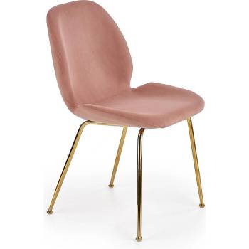 Halmar Трапезен стол k381 розов / златен