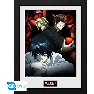 DEATH NOTE - Framed print "Light, L and Misa", PFC1968