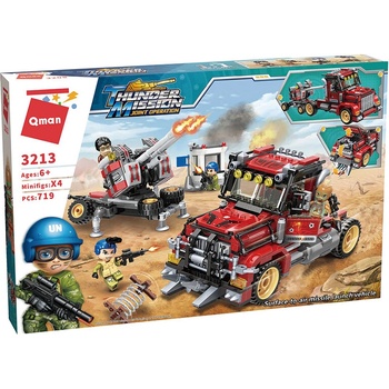 Qman Конструктор, Qman, Ракетен превозвач, 719 части (Q3213)