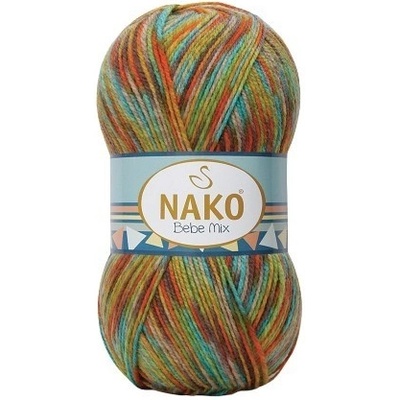 Nako Pletací příze Nako Bebe Mix 86831