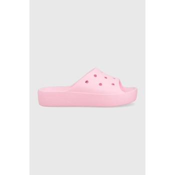 Crocs Чехли Crocs Classic Platform Slide в розово с платформа 208180 (208180.6S0)