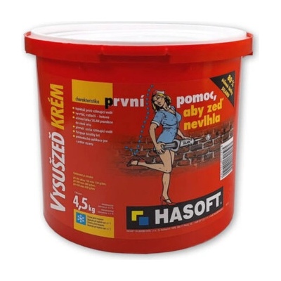 HASOFT Hydrofobizace VYSUŠ ZEĎ krém 4,5 kg