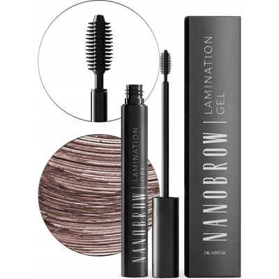 Nanobrow Lamination Gel Gel na obočí Brown 7 ml – Sleviste.cz