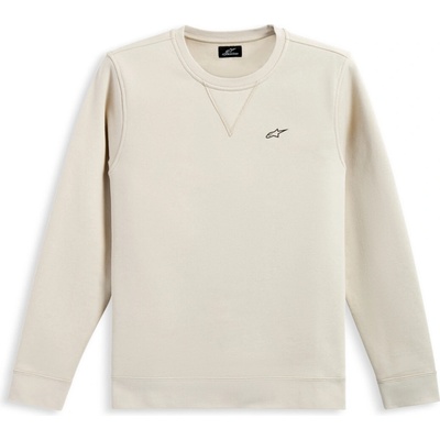 Alpinestars mikina POSITIVE CREW bílá off white