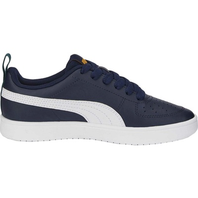 Puma detská obuv na voľný čas RICKIE JR tmavo modrá biela zlatá