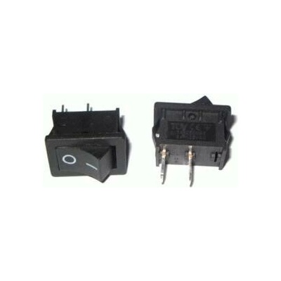 XTREME Kolískový vypínač 230V mini 2-pin, čierny PRK0001A.1