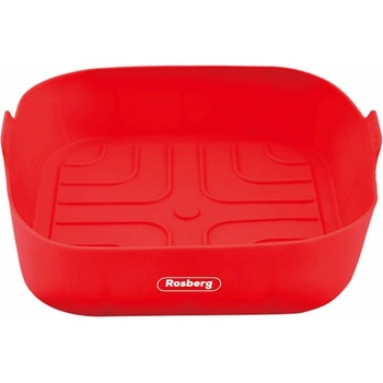 Rosberg Силиконова форма за Airfryer Rosberg R51980SSN, 18x18x5 см, Червен (R51980SSN red)