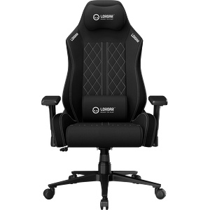 LORGAR CHA41, Ergonomic Gaming Chair Advanced, premium anti-stain fabric, Black/white (LRG-CHA41-BK-WH) - itmode