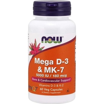 Now Mega D-3 & MK-7 5000 IU & 180 μg 60 kapsúl