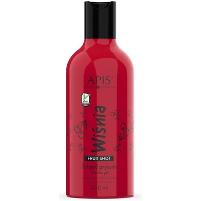 Apis Natural Cosmetics Fruit Shot Višňový sprchový gel 500 ml