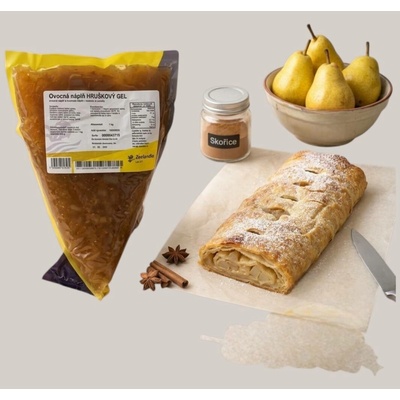 Zeelandia Ovocná Náplň hruškový gel 1 kg