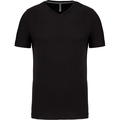 Kariban v-neck k357 / Мъжка тениска с къс ръкав - черна xl (20k35700204)