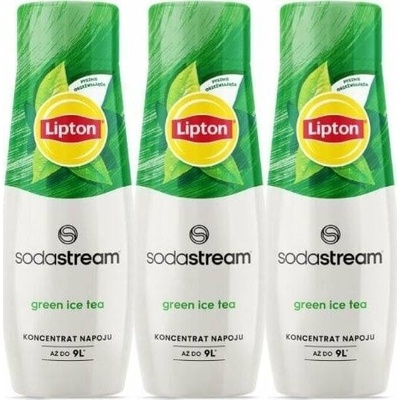 Sodastream Lipton sirup s ledovým čajem a zeleným čajem 3 x 440 ml