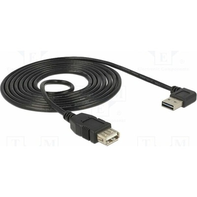 Delock 83552 USB 2.0 zlacený 2m černý