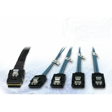 Inter-Tech (SFF-8087) Mini-SAS na 4x SATA, cross-over, 1m 88885237